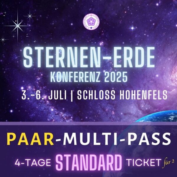 Sternen-Erde-Konferenz 3.-6.7.2025 | PAAR-MULTIPASS 4-Tage-Standard-Ticket für 2